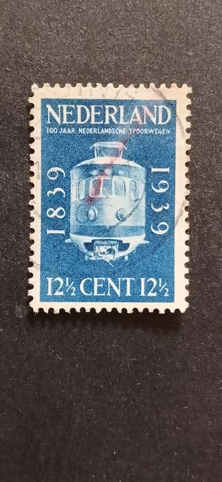 NETHERLANDS 1939 100TH ANNIV OF THE RAILWAY