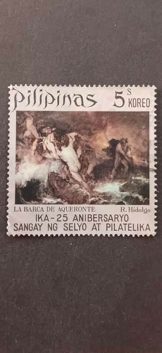 PHILIPPINES 1972 25TH ANNIV OF STAMPS AND PHILATELIC DIVISION  PHILIPPINES BUREAU OF POSTS PILIPINO
