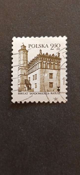 POLAND 1980 100TH ANNIV OF THE TOWN HALL OF SANDOMIERZ