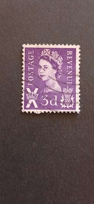 REGIONAL DEFINITIVES SCOTLAND 1958 QUEEN ELIZABETH II- REGIONAL DEFINITIVES