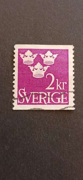 SWEDEN 1952 KING GUSTAF VI ADOLF OF SWEDEN & THREE CROWNS WITHOUT IMPRINT