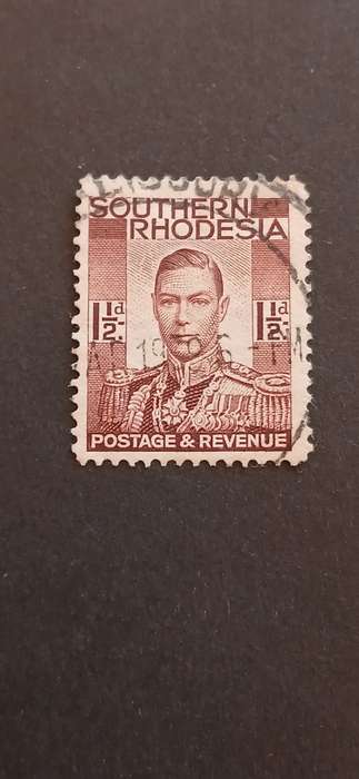 SOUTHERN RHODESIA 1937 KING GEORGE VI