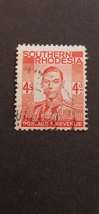 SOUTHERN RHODESIA 1937 KING GEORGE VI