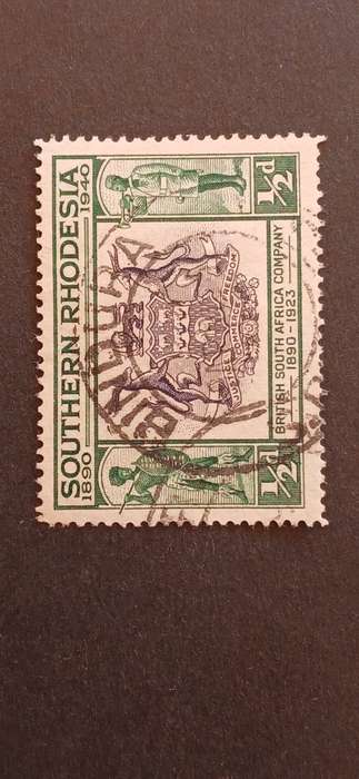 SOUTHERN RHODESIA 1940 50TH ANNIV OF BRITISH SOUTH AFRICA COMPANY