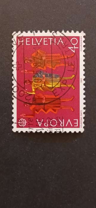 SWITZERLAND 1982 EUROPA STAMPS- HISTORIC EVENTS