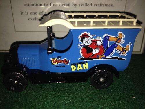 Lledo Promotional - Desperate Dan From ` The Dandy Comic` Blue Truck (NOS)