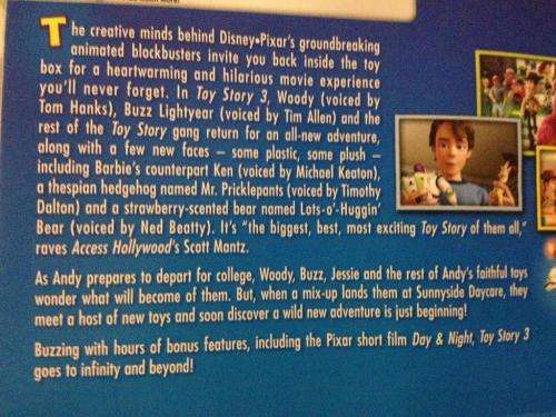 DVD - Toy Story 3