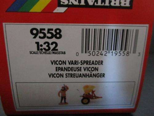 Britains - Vicon Vari-Spreader  - 1:32 Scale Made in England (NOS)