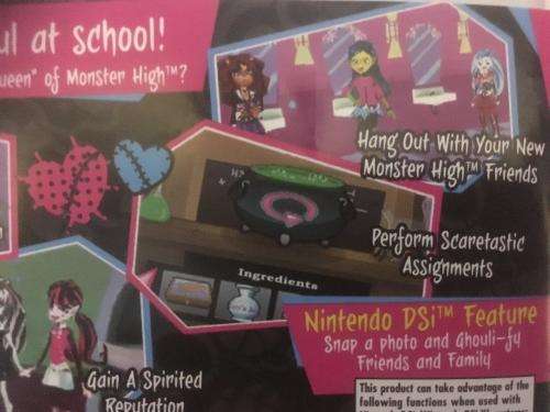 Nintendo DS - Monster High Ghoul Spirit