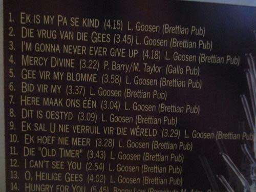 CD - Leon Goosen - Oestyd