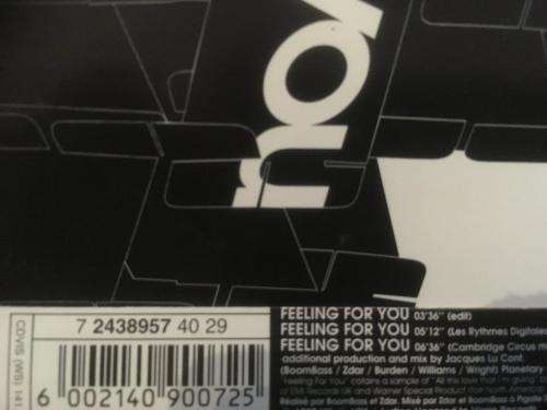 CD - Cassius - Feeling For You Remix (Single)