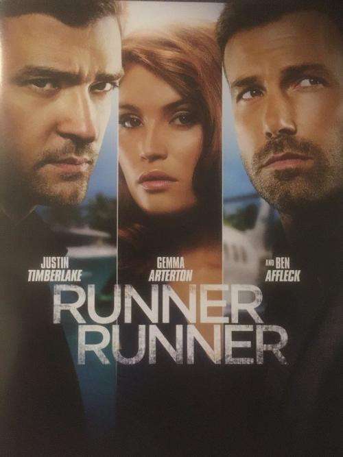 DVD - Runner Runner - Justin Timberlake Gemma Arterton Ben Affleck