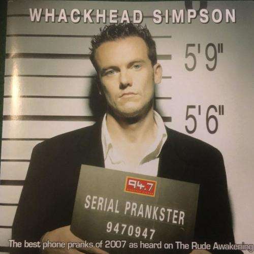 CD - Whackhead Simpson - Serial Prankster (2cd)