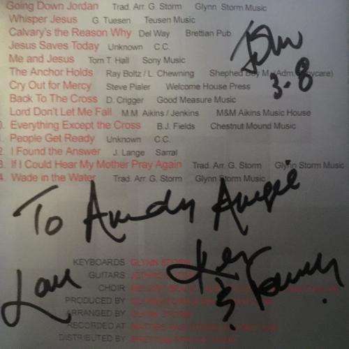 CD - Ken F Larkin - Back To The Cross (Signed)