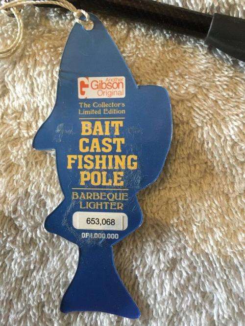 Gibson Original Bait Casting Fishing Pole Lighter Limited edition Still sealed
