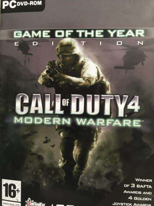 PC - Call of Duty 4 Modern Warfare - Game of The Year Edition