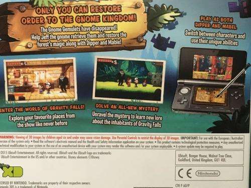 Nintendo 3DS - Gravity Falls Legend of the Gnome Gemulets