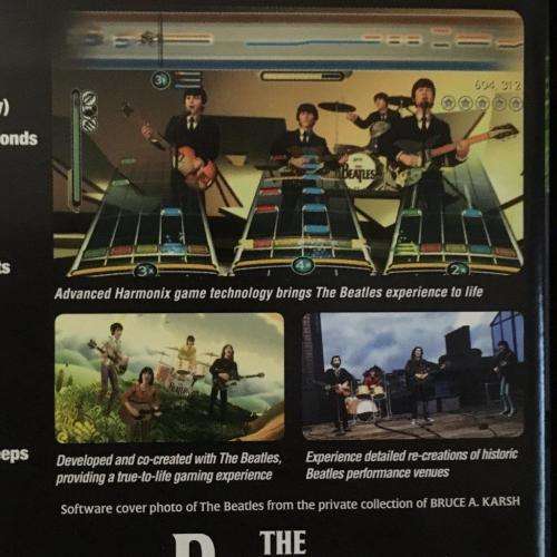 Xbox 360 - The Beatles Rock Band + Wired Guitar Hero Microphone