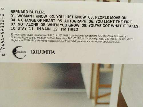 CD - Bernard Butler - People Move On