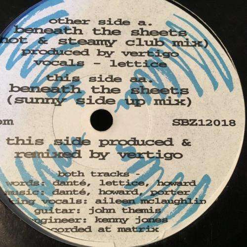 12` Maxi - Vertigo - Beneath The Sheets (12`)