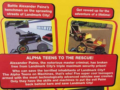 PS2 - Action Man - Alpha Teens on Machines