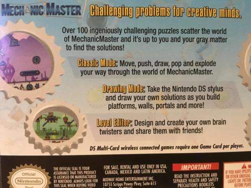 Nintendo DS - Mechanic Master