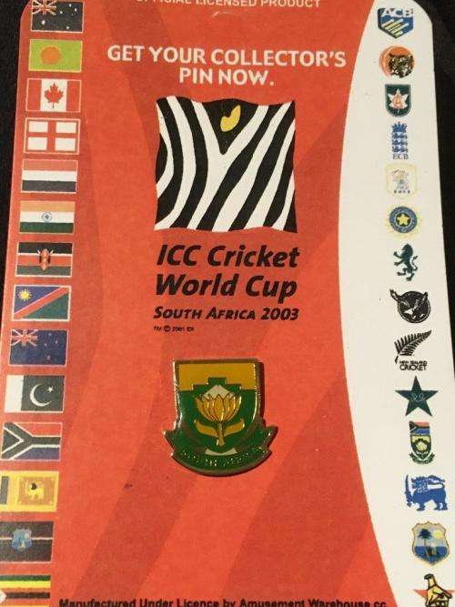 ICC Cricket World Cup 2003 - South Africa Proteas  - Official Product (NOS)