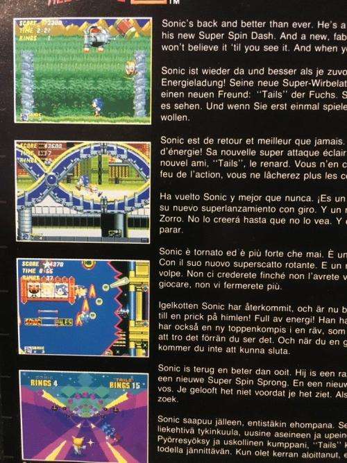 Sega Mega Drive - Sonic The Hedgehog 2