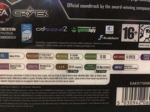 PC - Crysis Special Edition Steel Book Tin Case