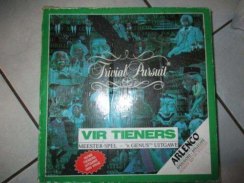 Trivial Pursuit  Vir Tieners Meester Spel - Afrikaans Edition 1987
