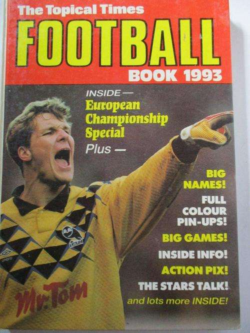 The Topical Time Football book Hard Cover - circa 1992