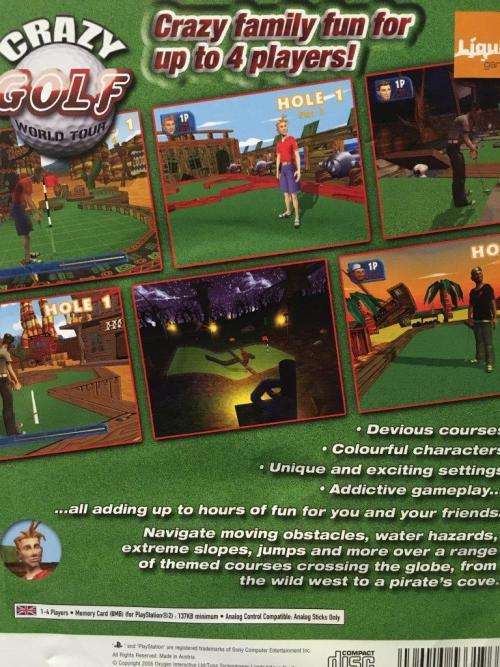 PS2 - Crazy Golf World Tour