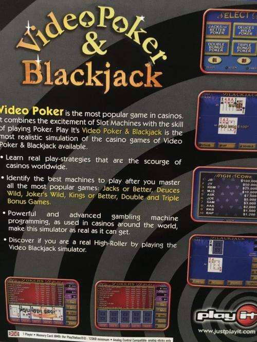 PS2 - Video Poker & Blackjack