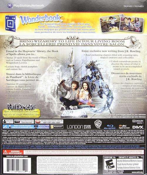 PS3 - Book of Spells From J.K.Rowling Includes Wonderbook