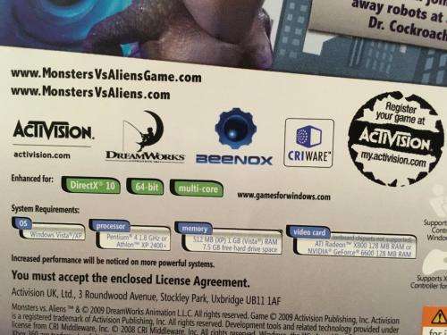 PC - Monsters Vs Aliens - Super Hits