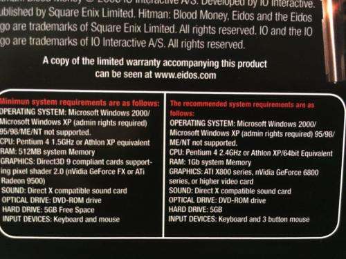 PC - Hitman - Blod Money