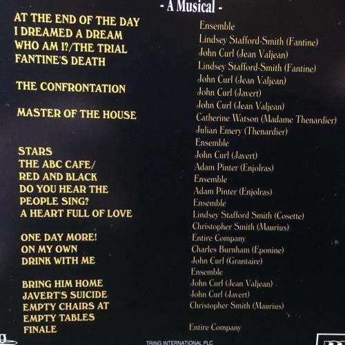 CD - Les Miserables - Highlights From