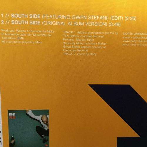 CD - Moby - South Side feat Gwen Stefani