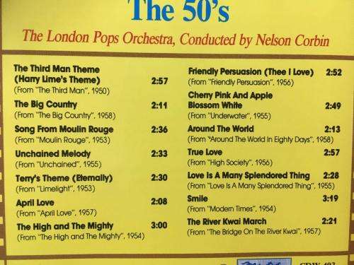 CD - Award Winning Movie Themes The 50`s
