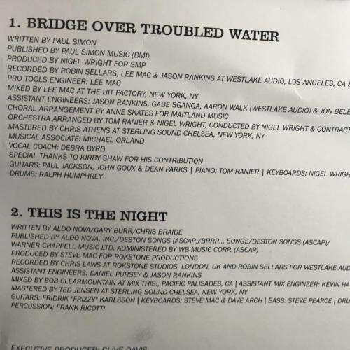 CD - Clay Aiken - Bridge over Troubled WAter and This Is The Night