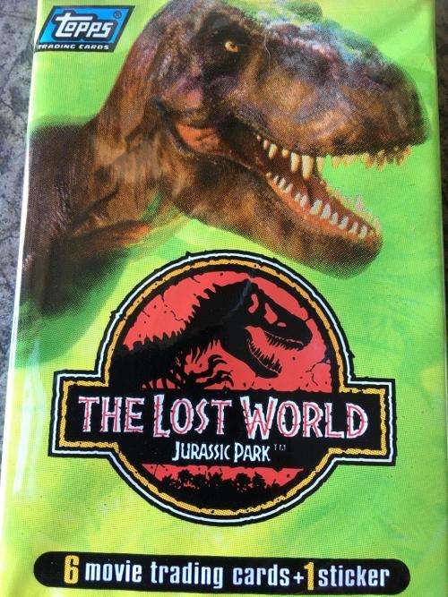 The Lost World Jurassic Park Movie Trading Cards - Topps per packet (New Sealed) Released 1997