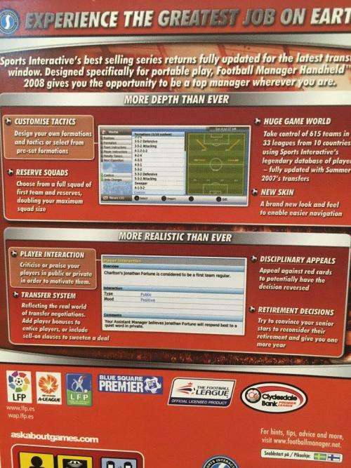 PSP - Football Manager Handheld 2008