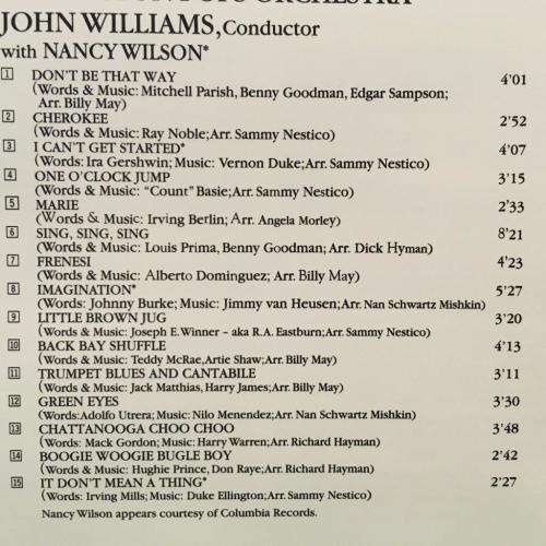CD - John Williams and the Boston Pops Orchestra - SWING