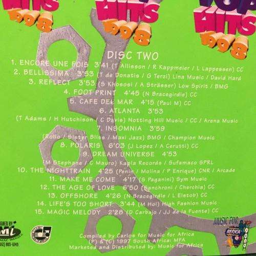 CD - Top Hits 1998 - 30 Huge Club Anthems (2cd)