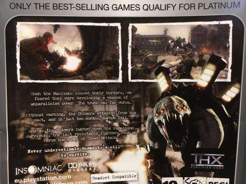 PS3 - Resistance Fall of Man - Platinum