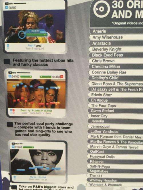 PS2 - Singstar R&B