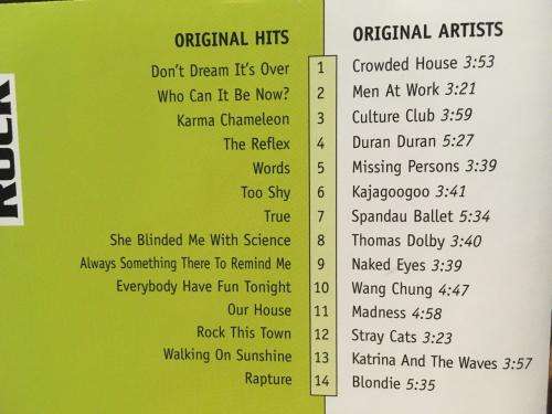 CD - 80`s New Wave Rock - Various