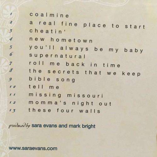 CD - Sara Evans - Real Fine Place