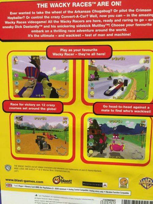 PS2 - Wacky Races Mad Motors