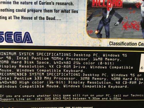 PC - The House of The Dead